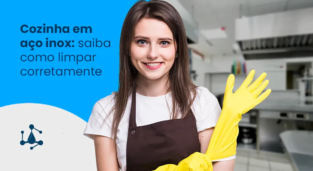 Como limpar cozinha em aço inox?